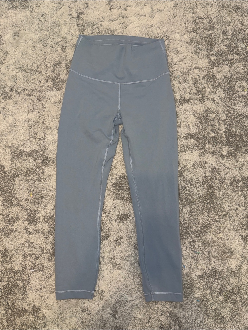 Lululemon High Waist Seamless Leggings — Dusty Blue